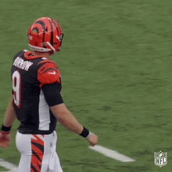 Joe Burrow Happily Walking GIF