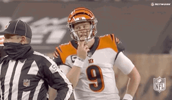 Joe Burrow Licking Fingers GIF
