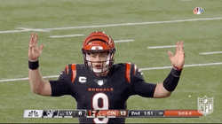 Joe Burrow Moving Backwards GIF
