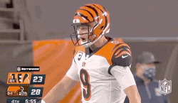 Joe Burrow Punched His Chest GIF