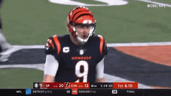 Joe Burrow Tapping Chest GIF