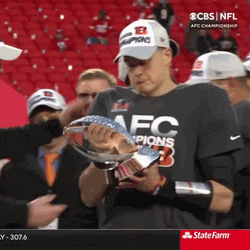 Joe Burrow Trophy GIF