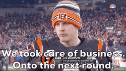 Joe Burrow We Took Care Business GIF