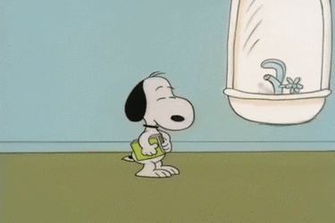 Joe Cool Putting On Pink Sweater GIF