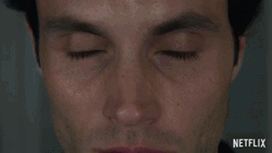 Joe Goldberg Open Eyes GIF