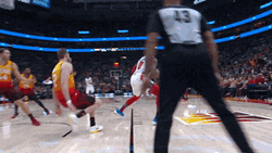 Joe Ingles Court Slides GIF