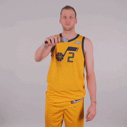Joe Ingles Mic Drop GIF