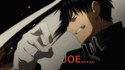 Joe Mama Roy Mustang Disappointed Anime GIF