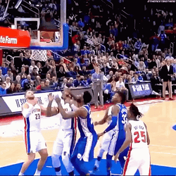 Joel Embiid Basketball Falling GIF