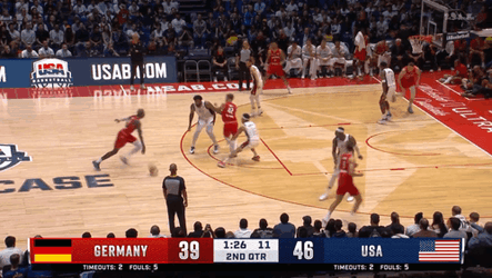 Joel Embiid Block Shot Usa Basketball GIF