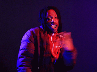 Joey Badass Open Mouth While Dancing Milly Rock GIF