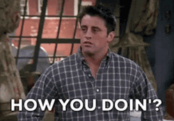 Joey How You Doin Smirk Nod GIF