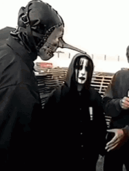 Joey Jordison Rock Sign GIF