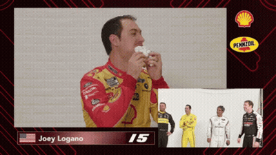 Joey Logano Is Number 15 In This Race Car GIF