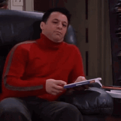 Joey Tribbiani Counting To Four GIF