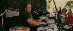 John C Reilly Pumped Up Drum Playing GIF
