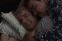 John Candy Hugging Steve Martin GIF