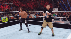 John Cena AJ Styles Betrayal GIF