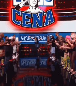 John Cena Meme Little Jump GIF