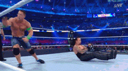 John Cena Vs The Undertaker GIF