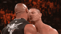 John Cena Will Face Off To The Rock GIF
