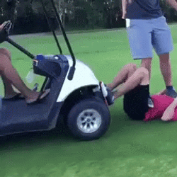 John Daly Golf Cart GIF