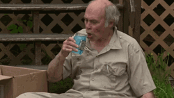 John Dunsworth Drinking Water Moonshine GIF