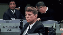 John F. Kennedy Confused Face
