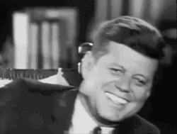 John F. Kennedy Laughing Hard