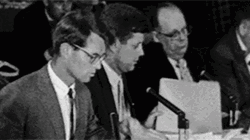 John F. Kennedy Prepares Documents