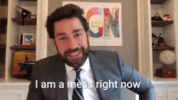 John Krasinski Hot Mess GIF