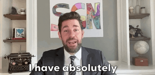 John Krasinski I Know Nothing GIF