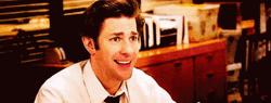 John Krasinski Laughing Then Crying GIF