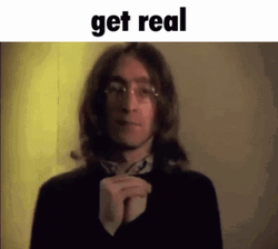 John Lennon Get Real GIF