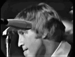 John Lennon Goofy Face GIF