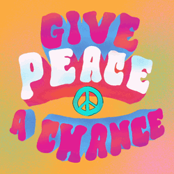 John Lennon Peace GIF