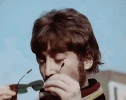 John Lennon Wearing Shades GIF