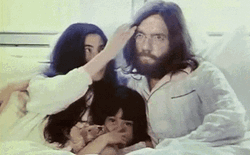 John Lennon With Family GIF