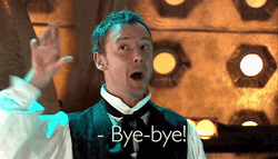 John Simm Bye Bye GIF