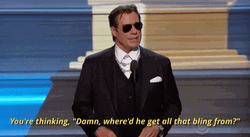 John Travolta Grammys Speech GIF