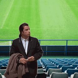 John Travolta In The Benches GIF