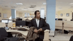 John Travolta In The Office GIF