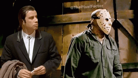John Travolta Jason Voorhees Friday The 13Th Meme GIF