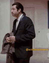 John Travolta Long Hair GIF