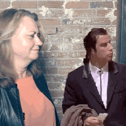 John Travolta Meme Annoyed Lady GIF