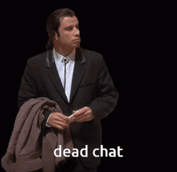 John Travolta Meme Dead Chat GIF