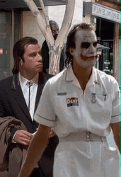 John Travolta Meme Joker GIF