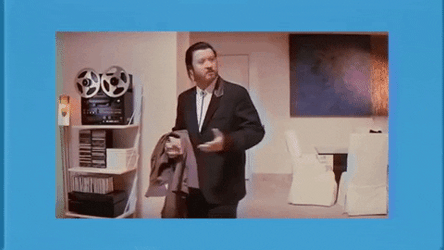 John Travolta Pulp Fiction Asian Face Swap GIF
