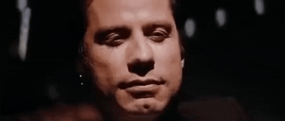 John Travolta Pulp Fiction Driving Smooth GIF