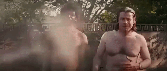 John Travolta Pulp Fiction Getting Washed GIF